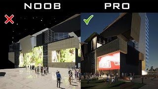 Create a Night Render in Twinmotion 2022 - No Path Tracing Net Worth