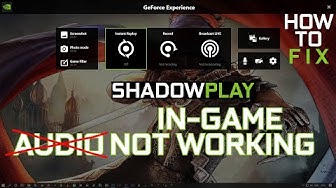 Shadowplay Youtube