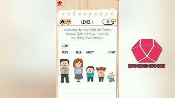 Brain Test 2 The Mcbrain Family Level 1 welcome to the mcbrain family house