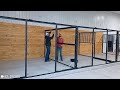 Horse stall install    macksteel farm  ranch