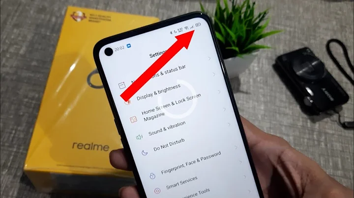Realme 6i show battery percentage, battery percentage enable kaise karen