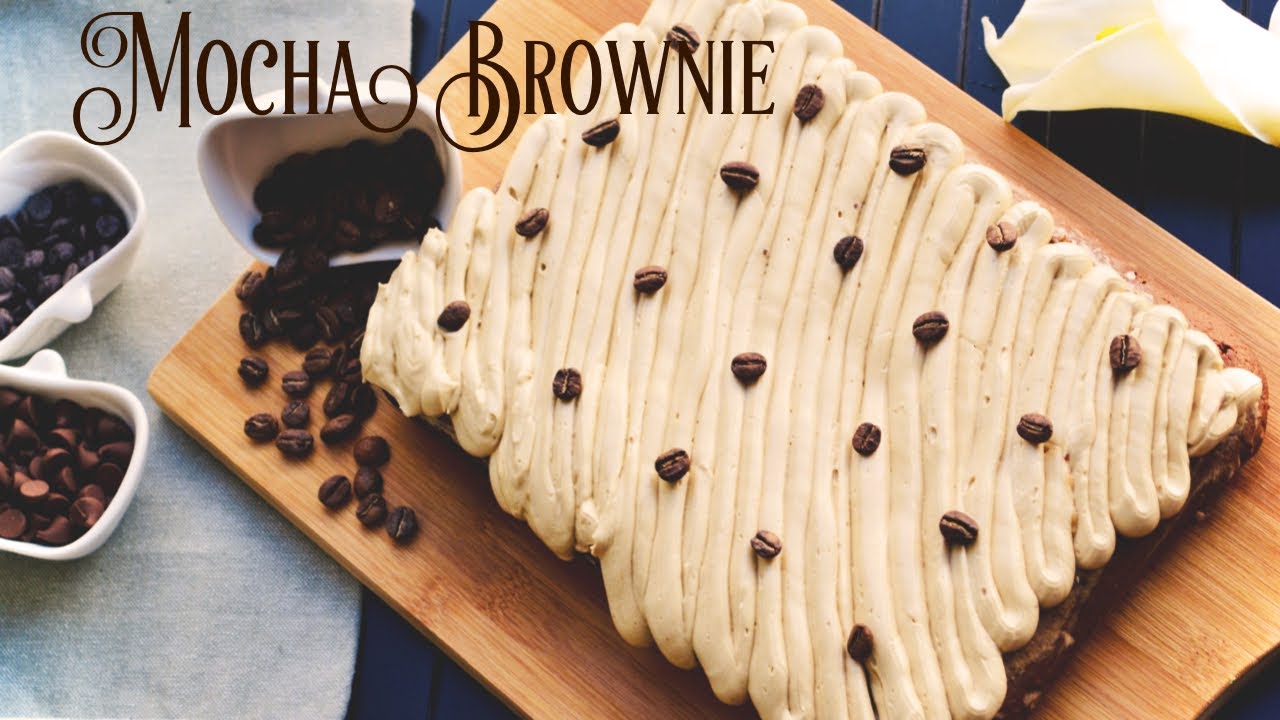 MOCHA BROWNIE with Coffee Frosting|#Mocha|#brownie|#coffee|#sweet|#dessert
