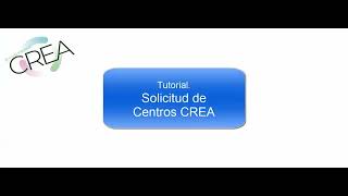 Cómo realizar la solicitud de participación en el programa CREA