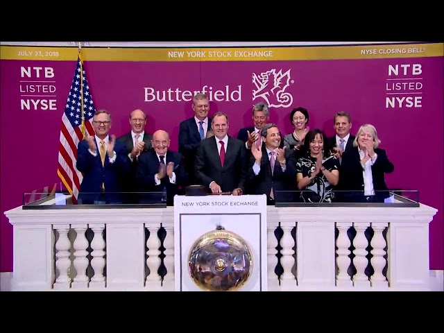 Butterfield Rings NYSE Closing Bell, July 23 2018