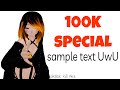 100K SUBSCRIBERS SPECIAL!! PLEASE END ME UwU