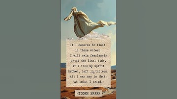 Hidden Spark - At Least I Tried #poem #poetry #poeticlife #lifepoem