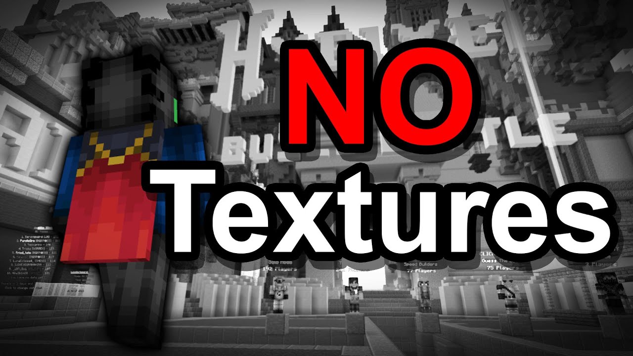 Minecraft Without Textures Is It Possible To WIN Minecraft Build Battle WITHOUT Textures? - YouTube