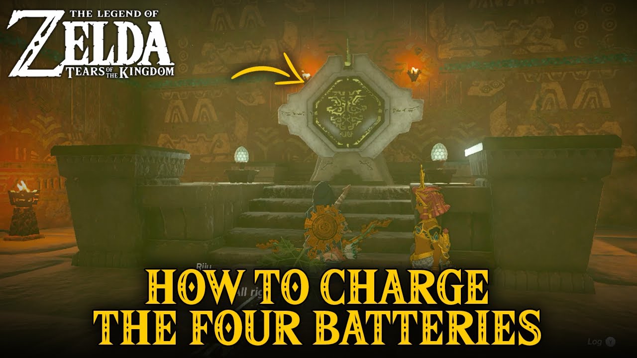 How To Charge The 4 Batteries Lightning Temple Puzzle The Legend of