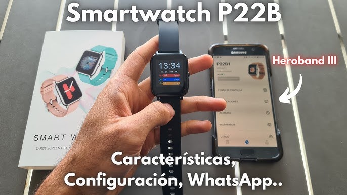 🕒 How to CHANGE the TIME on Popglory Smartwatch P22✔️ Set up Popglory  Smartwatch 