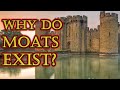 The uses of moats and why they developed  anatomy of castles