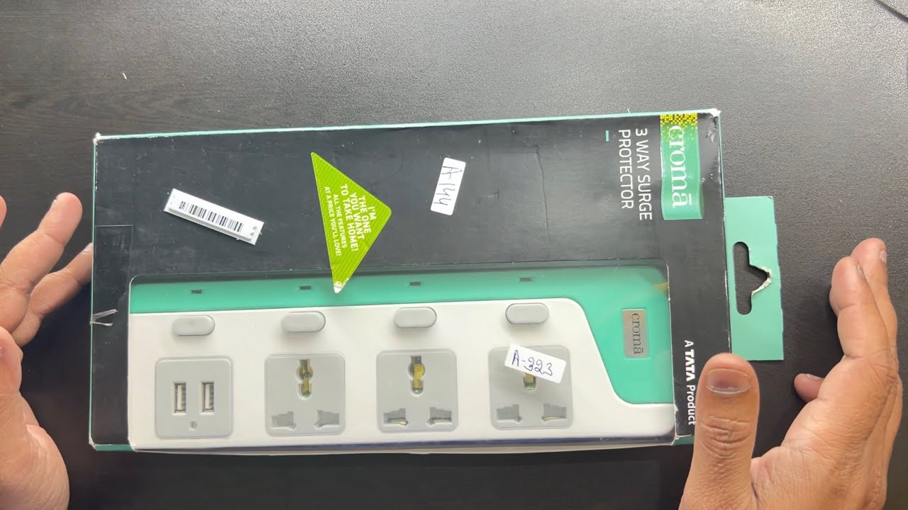 Croma Sockets Extension Board Budget Power Extension Board With USB