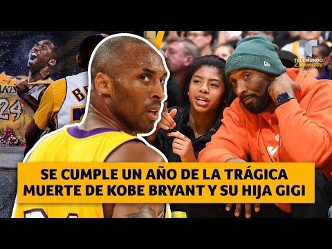 Se cumple un año de la trágica muerte de Kobe Bryant y su hija Gigi | Telemundo Deportes