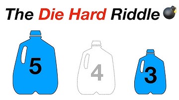 Die Hard 3 Water Riddle (Not Many Can Do This In Time)