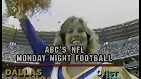 1984 Week 1 MNF - Cowboys vs. Rams
