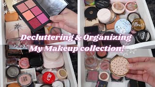 DECLUTTERING My Makeup! Part 2 | Bronzers, Blushes, Highlighters, & Setting Powders