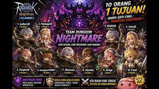 Team Dungeon Nightmare SPEED RUN BY : NORTHERN GUILD - RAGNAROK ORIGIN CLASSIC