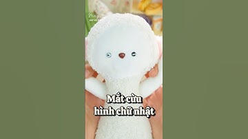 Mắt cừu hình chữ nhật - DIY cùng thú bông vải Tiệm Tạp Hóa Nhà May