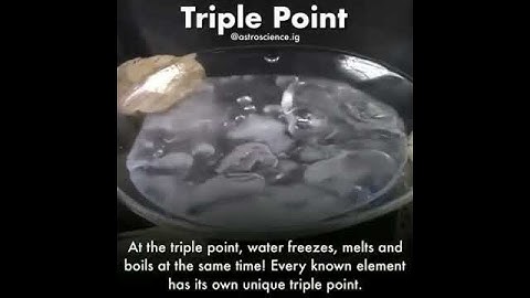 Triple point of Water