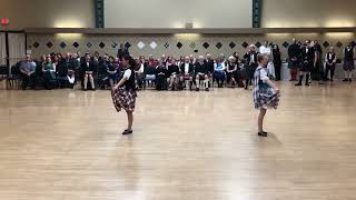 Vancouver School of Highland dance performance 1 & 2 at RSCDS Vancouver Jan 2026 Burns Supper  