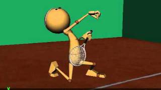 Animation Mentor Class 3 Week 8 - Playing Tennis (Anim Jam)