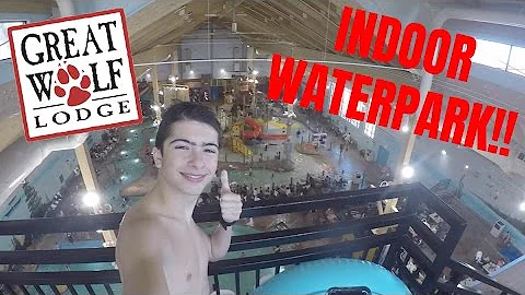 MASSIVE INDOOR WATERPARK!! Great Wolf Lodge Day 1