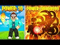 $1 VS $1,000,000 FIRE POWER IN ELEMENTAL TYCOON ROBLOX!!