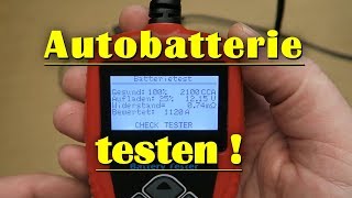 Autobatterie testen + Batterietester selber bauen 