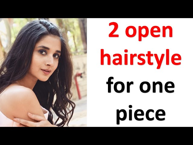 Latest hairstyle for open hair | open hairstyle for wedding | cute hair  style - YouTube