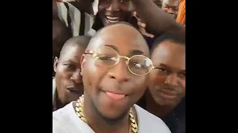 Davido sprays money to fans in the air (too much money)richest kid in africa