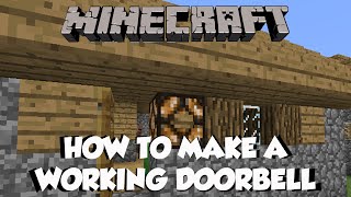 How To Make A Doorbell In Minecraft
