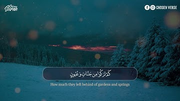 سورة الدخان بصوت القارئ محمد هشام Mohammad Hisham Surah Ad-Dukhan