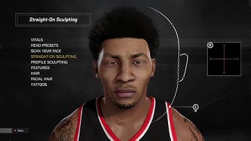 NBA 2K17 HOW TO CREATE MY PLAYER FACE +TATTOOS
