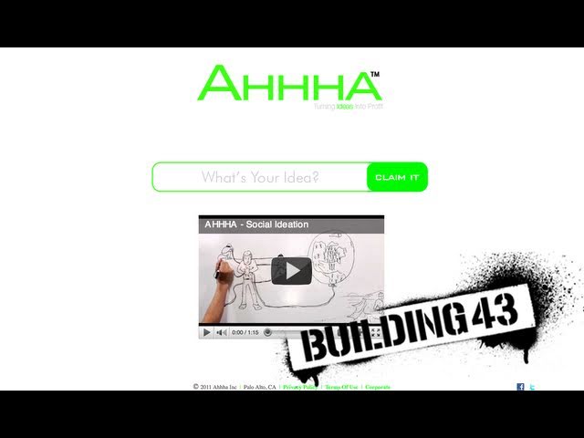 AHHHA: launching pad for your ideas