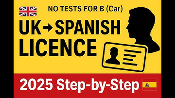 UK→Spain Licence: The ONLY Steps That Work (2025)