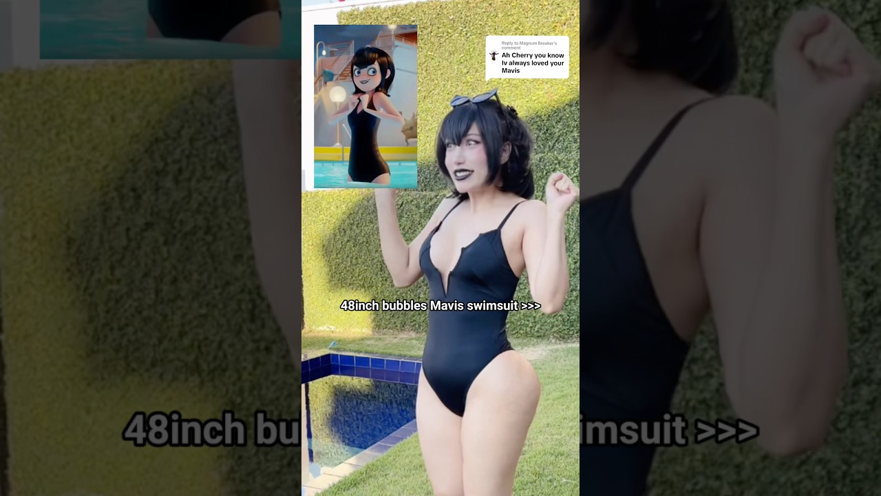 Sink or swim? 😳 #mavis #hoteltransylvania #cosplay #cosplayer