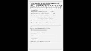 Grade 8 Social Studies Mid-Term 1 Exam 2025 with Marking Scheme #cbc #exam