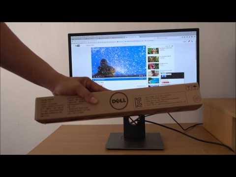 Test Monitor Dell P2317H 23 inch  and Dell USB SoundBar  AC511