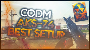 Call Of Duty Mobile | AKS-74U BEST SETUP (ITS GODLY)