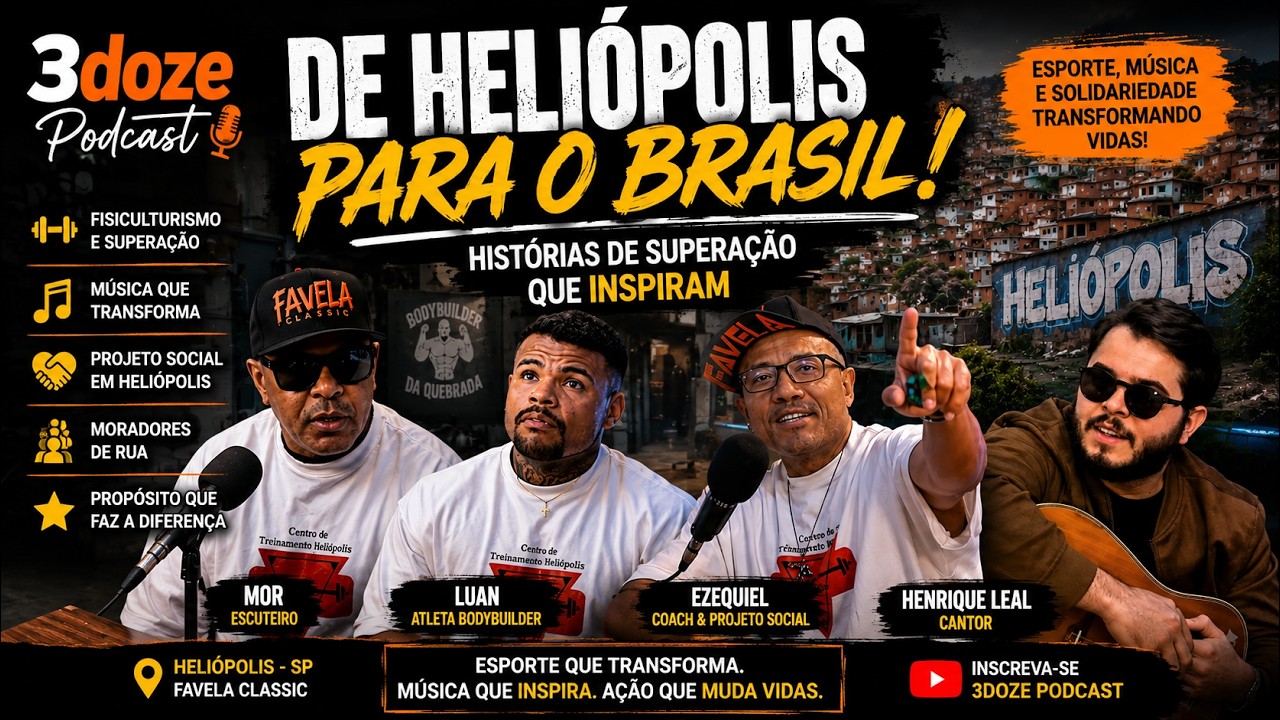 De Heliópolis para o Brasil: histórias de superação que inspiram