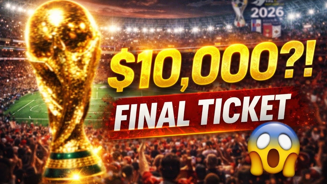 Final 10000 $10,000 for ONE Match?! World Cup 2026 Final Tickets INSANE!” - YouTube