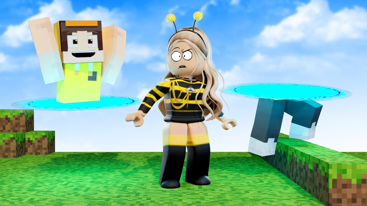 MINECRAFT!! Aku Menyelesaikan OBBY Minecraft di ROBLOX!!