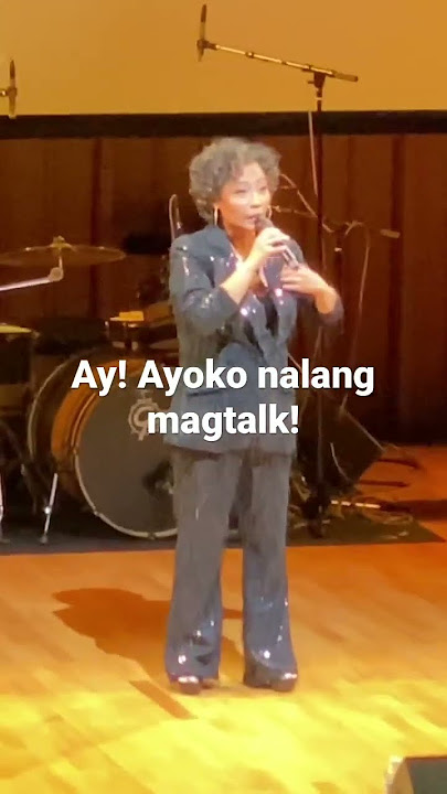 Jaya’s funny spiel before singing Hanggang Dito Nalang.