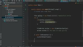 10: Files Operations - Create and Write |Advanced Java | Java Programming in Tamil | Code Guru