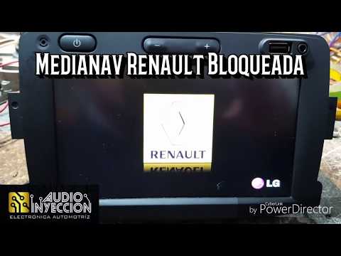 Renault Medianav Bloqueada Logo o No recibe clave Reparacion