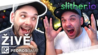 RAGE QUIT V PŘÍMÉM PŘENOSU? | Slither.io