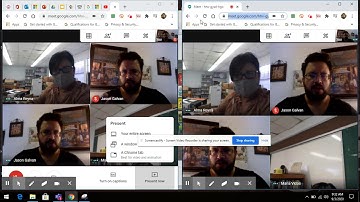 Split Screen Presenting in Google Meet - View Students and your Content