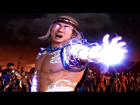 MORTAL KOMBAT 11 - Fire God Liu Kang Transformation Scene (Raiden + Liu Kang Fusion) MK11 2019