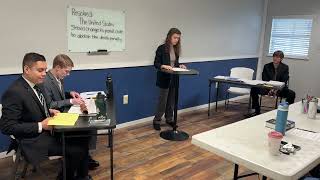 CC Ch. 1 Team Policy Debate: Death Penalty (Round 1)