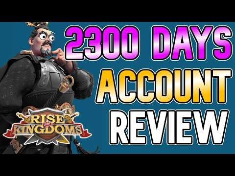 What 2300 Days Playing Rise of Kingdoms Looks Like