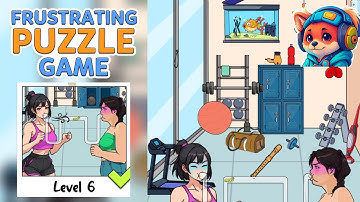 Frustrating Puzzle Game – Level 6 help her blow away the insect! Walkthrough Solutions iOS / Android